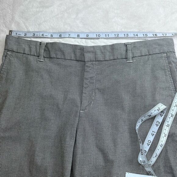 Gap Womens Blue Straight Leg Crop Mid Rise Slash Pocket Cotton Stretch Pants 14 - Picture 11 of 13